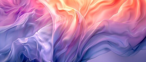 Poster - Modern and innovative digital backgrounds feature dynamic abstract design with asymmetrical, fluid shapes and vibrant gradient flow