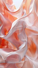 Poster - The modern, creative digital backdrop features asymmetrical, colorful curves, minimalist textures, ideal for stylish, unique designs