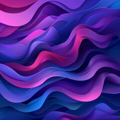 Poster - Unique, contemporary design with asymmetrical curves, soft gradient textures perfect for dynamic, vibrant banners