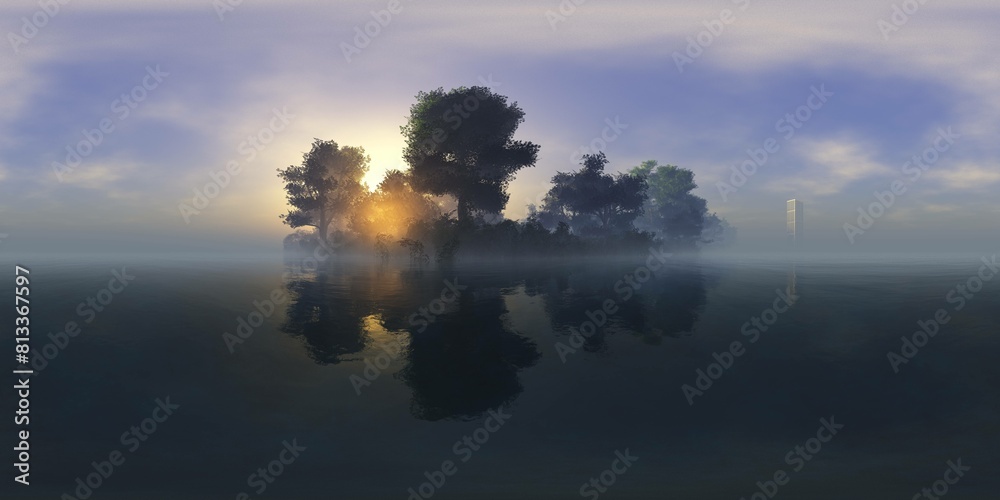 HDRI, environment map , Round panorama, spherical panorama, equidistant ...