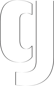 Outline Lowercase letter g