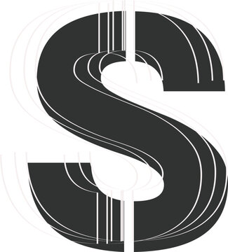Modern lowercase letter s