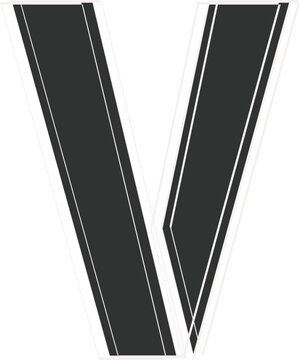 Modern alphabet letter V