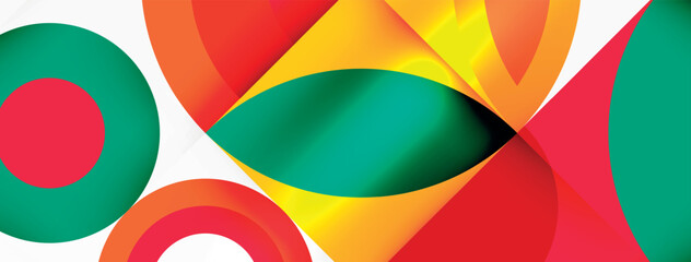 Poster - A vibrant display of colorfulness and art featuring tints and shades of electric blue circles in a symmetrical pattern. Closeup view resembling a painting in visual arts