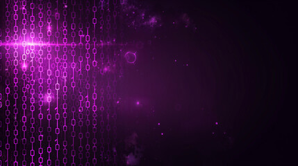 Wall Mural - Illustrated purple digital code number abstract background, represent coding technology and programming languages background.