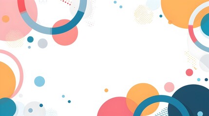 Leinwandbilder - Minimalist Abstract Geometric Background with Ample Copyspace for Graphic Design or Digital Artwork