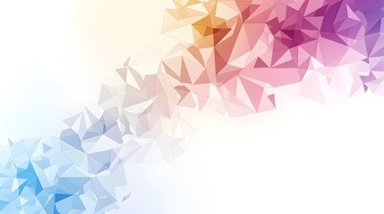 Fototapete - Elegant and Sophisticated Abstract Geometric Background with Interlocking Polygons and Gradient Effects Providing Ample Copyspace for Design Elements