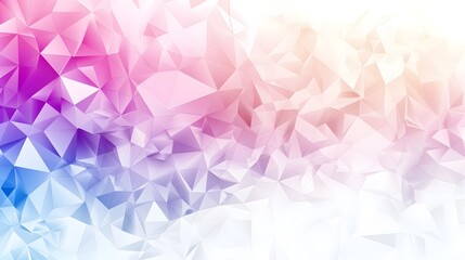 Leinwandbilder - Sophisticated Geometric Abstract Background Composed of Interlocking Polygons and Gradient Effects with Plentiful Copy Space and a Centered Rule of