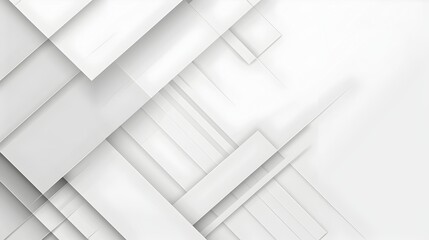 Poster - Overlapping Geometric Panels in Monochromatic Minimalist Background with Copyspace