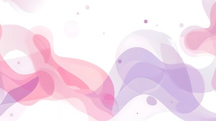Poster - Soft and Ethereal Pastel Abstract Geometric Background with Minimalist Composition