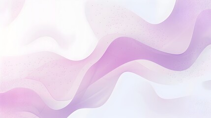 Fototapete - Soft Minimalist Abstract Geometric Pastel Gradient Waves on Clean White Background with Centered Composition and Copyspace