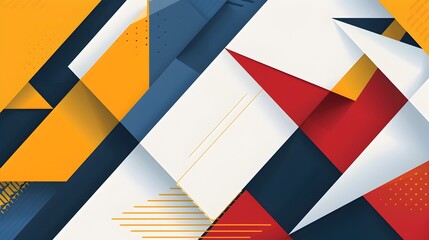 Poster - Striking Geometric Abstract Background with Ample Copyspace for Versatile Design Usage