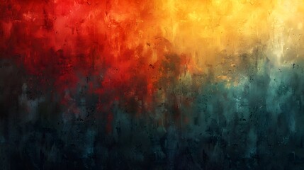 Leinwandbilder - Vibrant Grunge Textured Abstract Digital Background Composition