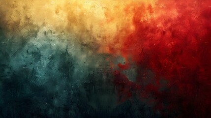 Poster - Captivating Grunge Abstraction Vibrant Colorful Textured Backdrop for Moody Digital Artworks