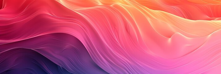 Poster - Vibrant Gradient Waves and Noise Texture for Mesmerizing Digital Wallpaper or Poster Design