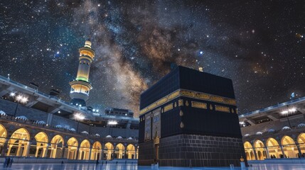 Wall Mural - Holy Kaaba in Mecca, Saudi Arabia