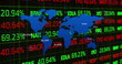 The global economy is stock market concept digital composition