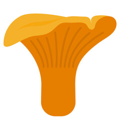 Wall Mural - lobster mushroom flat icon