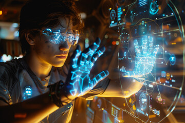 Poster - Holographic User Interface, Digital and Innovation Technology