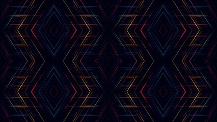 Wall Mural - Creative geometric illustration design background