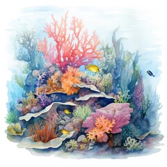 Wall Mural - tropical coral reef