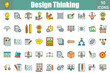 © Pexelpy - Design Thinking Icons Set.Web and mobile icons.Vector illustration