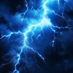 Sticker - blue lightning effects back ground