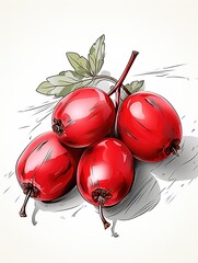 Sticker - red currant berries