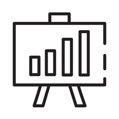 Wall Mural - Growth Management Office Line Icon