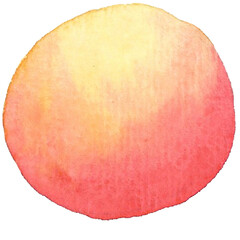 Poster - Watercolor sun transparent background.