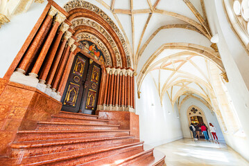 Wall Mural - The interior of the UNESCO world heritage site Benedictine monastery Pannonhalma Archabbey