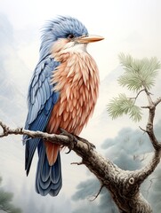 Wall Mural - blue heron