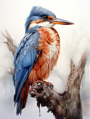 Wall Mural - blue heron ardea cinerea