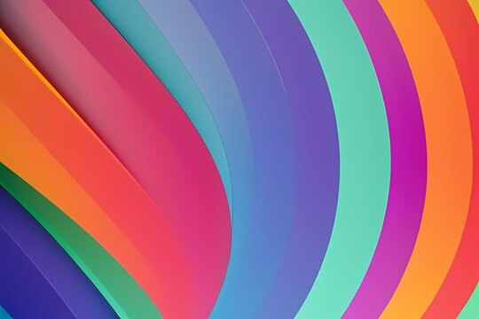 Modern vibrant geometric abstract trendy colorful background