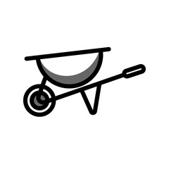 Canvas Print - Wheelbarrow icon PNG