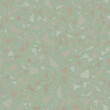 Venetian Seamless Terrazzo Pattern. Gray Marble Floor Background. Terrazzo Glass Modern Pattern. Vector Rock Granite Texture. Mosaic Abstract Granite Design. Stone Terrazzo Irregular Print. Glass Art