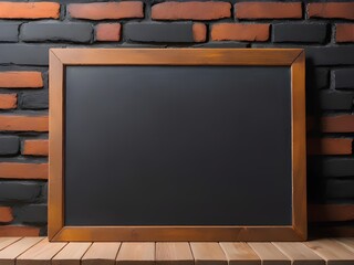 Canvas Print - blackboard with copy space.