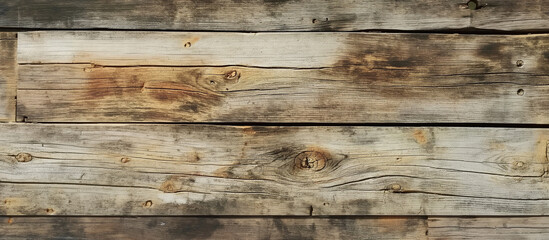 Wall Mural - A realistic rustic wood panel background.
