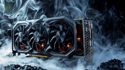 New top graphics card. Best gaming video card. High performance 