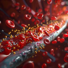 Poster - exploring insulin deficiencys impact on lipid metabolism a d rendered medical visualization
