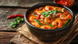  tom yum soup, Thai style prawn spicy soups