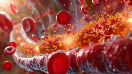 Poster - insulin secretion visualization precise response to glucose level changes maintaining glycemic