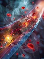 Poster - Insulins Impact on Vascular Function and Endothelial Health in an Illustrated Diagram