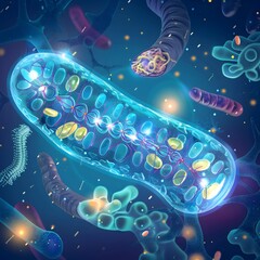 Poster - Insulins Impact on Mitochondrial Function A Visual Guide to Energy Metabolism