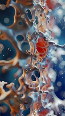 Poster - Captivating Digital Composition Depicting Metabolic and Homeostatic Processes