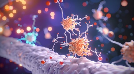 Poster - infographic of insulin s role in neurotransmitter regulation and synaptic plasticity in the brain