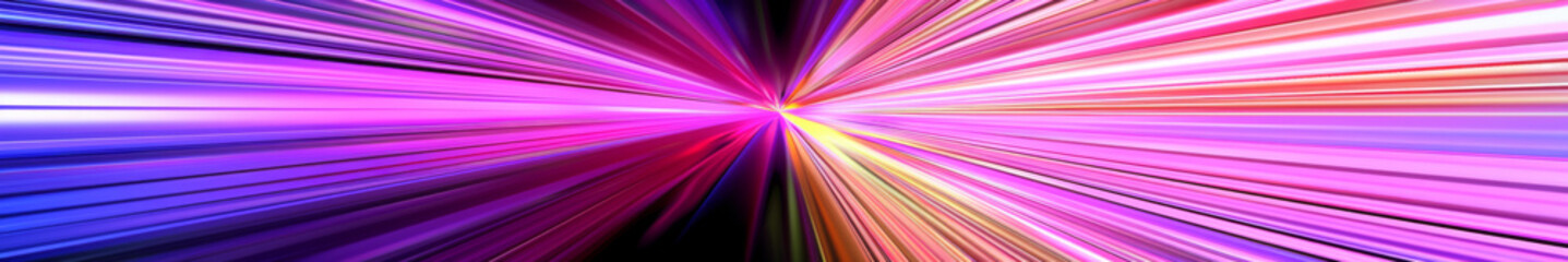 Sticker - Colorful Light Speed Effect with Radiant Lines and Vibrant Hues