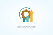 © Herikus - Status Update Vector  Or Logo Sign Symbol Illustration