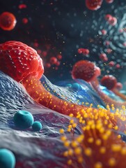 Poster - Visually Compelling 3D Rendered Depicting Insulin s Impact on Cellular Metabolism and Energy