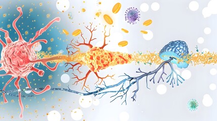 Poster - Diagrammatic of Insulin s Influence on Neurotransmitter Receptor Expression and Synaptic Plasticity